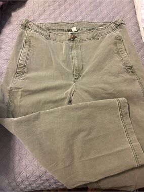 Old Navy Khaki Green Cotton Pants